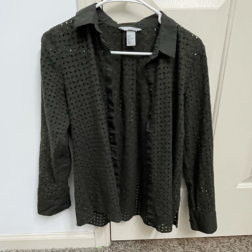 H&m see through shirt